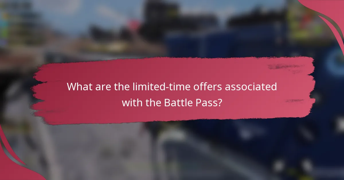 What are the limited-time offers associated with the Battle Pass?